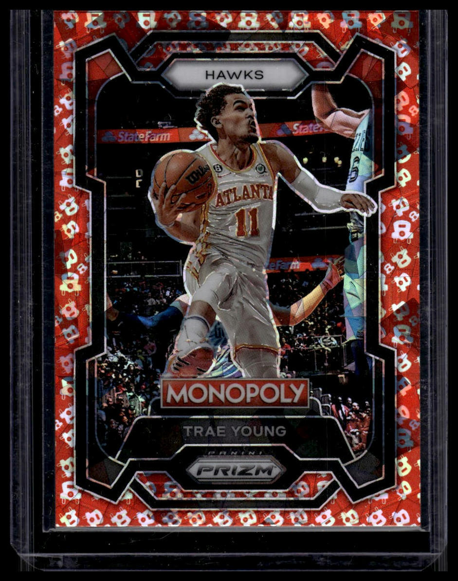 2023-24 Panini Prizm Monopoly #4 Trae Young Free Parking
