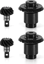INJORA 12/20T Steel Alloy Overdrive Helical Axle Gear Set for 1/24 RC Crawler...