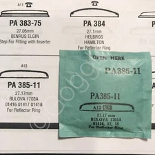 GS Round Replacement Crystals (PA Series) for Bulova Watches - NOS