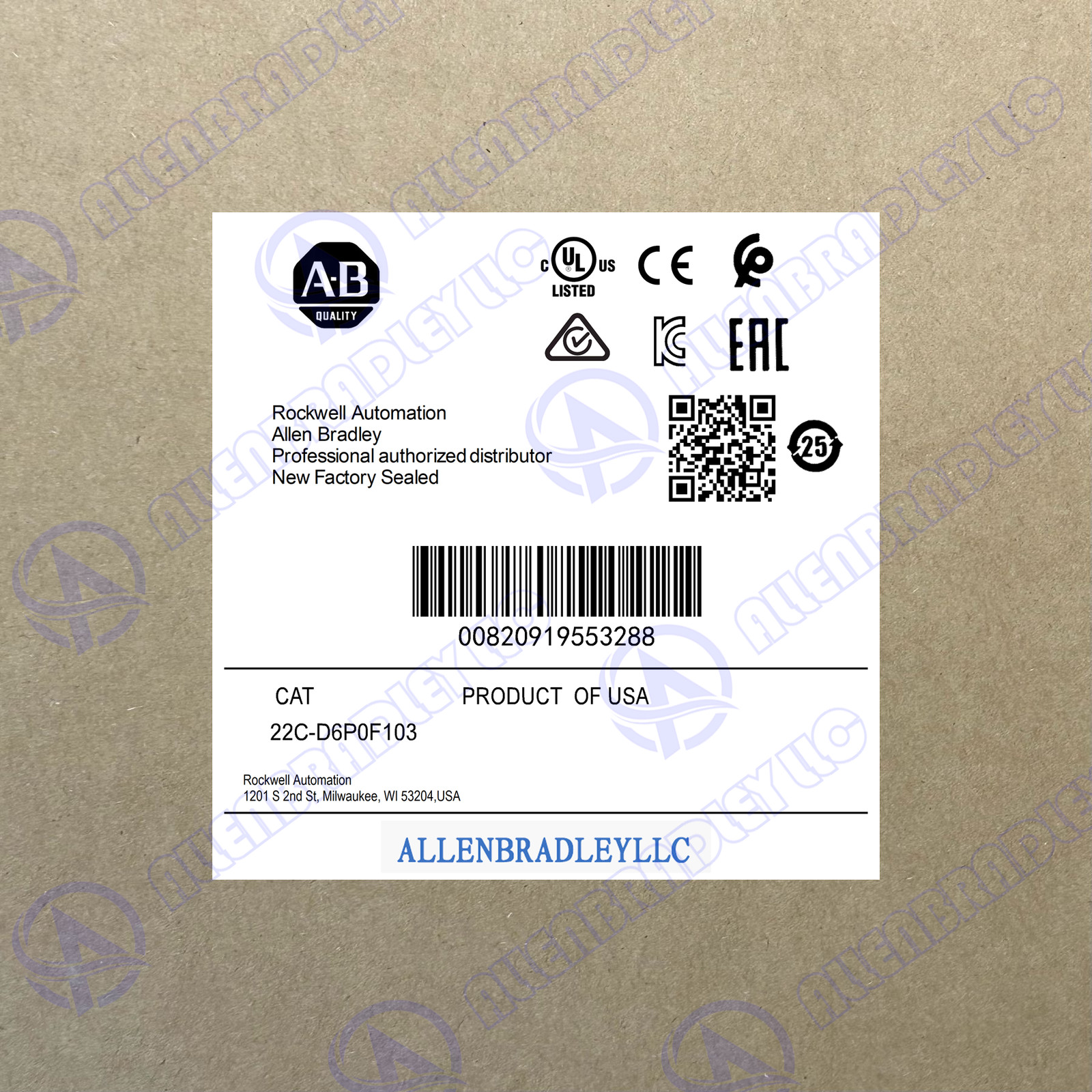 Free Tax 22C-D6P0F103 AB Frequency Converter Expedited Shipping 22CD6P0F103 GQ