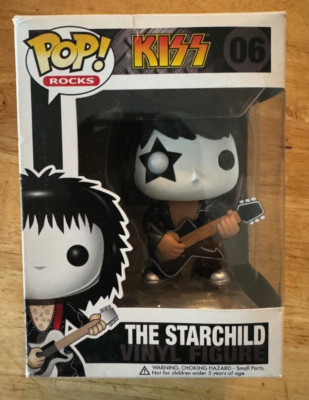 【希少品】 Funko POP! THE STARCHILD 06 KISS FUNKO POP! Rocks # 06 KISS The Starchild Vinyl Figure W