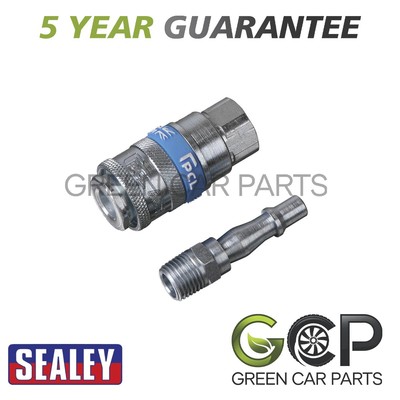 Sealey PCL Air Tool Coupling Kit 1/4''BSPT 2pc AC61