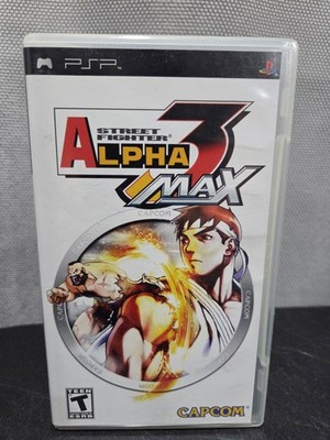 Street Fighter Alpha 3 MAX (Sony PSP, 2006) CIB Complete In Box Tested And Works