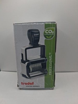 Trodat Professional 55510 Numberer Stamp 10 Digit Black Ink Heavy Duty NEW