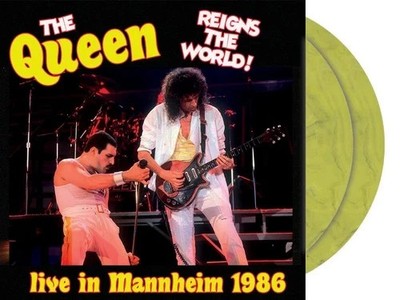 Queen : Reigns the World: Live in Mannheim 1986 VINYL 12'' Album Coloured Vinyl