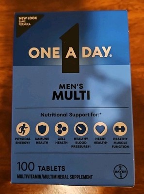 One a Day MEN'S Complete Multivitamin 100 tablets New EXP 4-27 FreeShip 