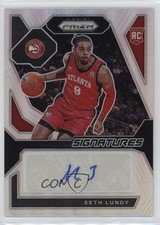 2023-24 Panini Prizm Rookie Signatures Silver Seth Lundy #RSI-LUN Auto 0nr3