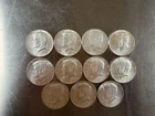 11x 1964 Kennedy Half Dollar - 90% Silver