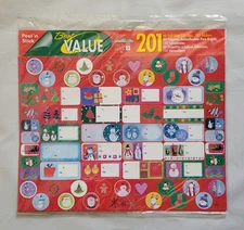 Plus Mark Best Value 201 Peel'n Stick Holiday Self-stick Gift Tags Stickers