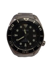 SEIKO Automatic Mechanical Watch Analog Stainless BLK SLV SS SBDC031