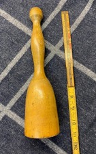VINTAGE WOODEN POTATO/VEGETABLE/FRUIT MASHER/SMASHER COUNTRY KITCHEN UTENSIL