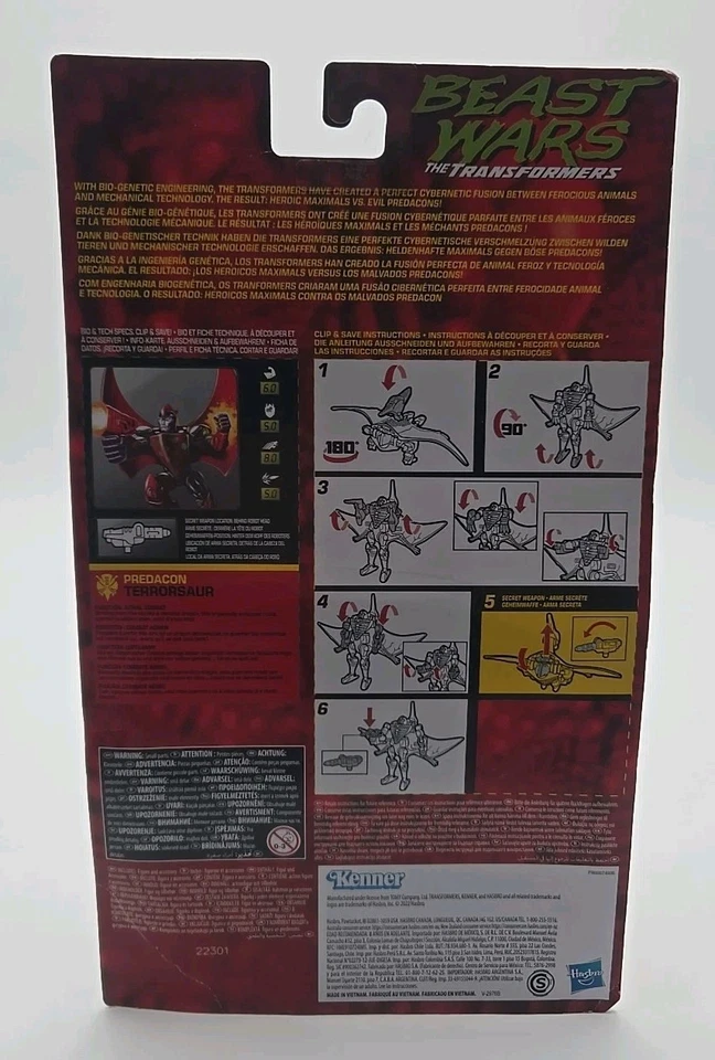 Transformers Beast Wars Terrorsaur Deluxe Action Figure Toy NIP - Image 2 of 2