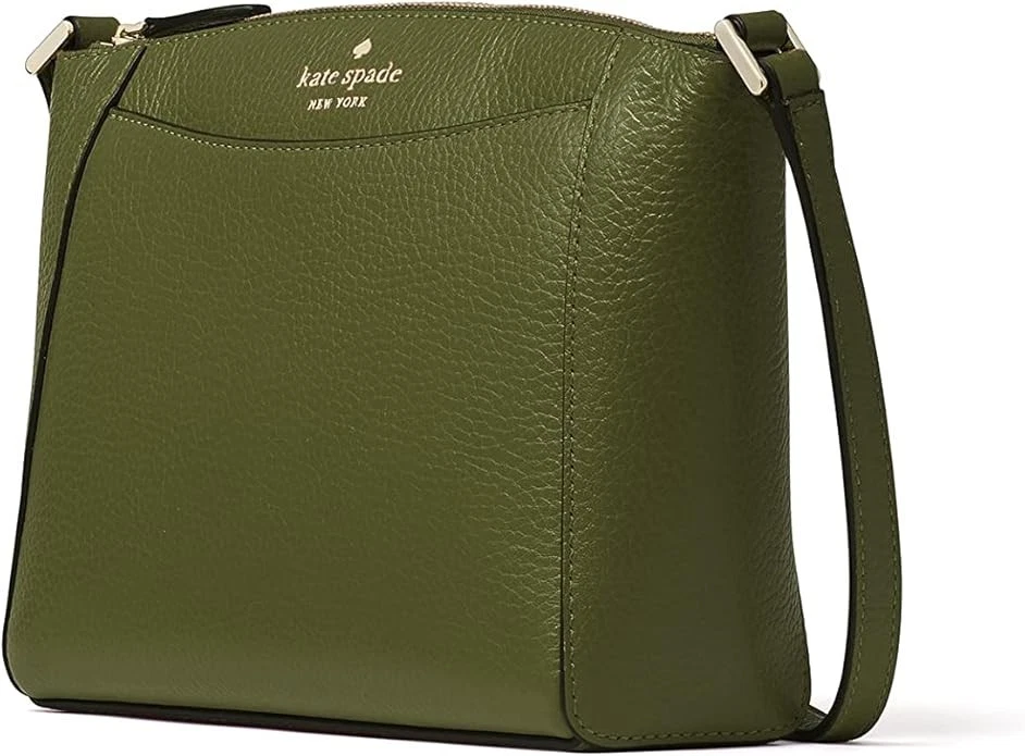 Nueva Bandolera Kate Spade Monica Cuero Guijarro Verde Encantado Nueva con Etiquetas Foto 4 de 4