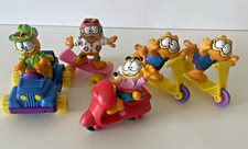 Vintage McDonald's GARFIELD Happy Meal Toys 1988 Complete Lot of 10