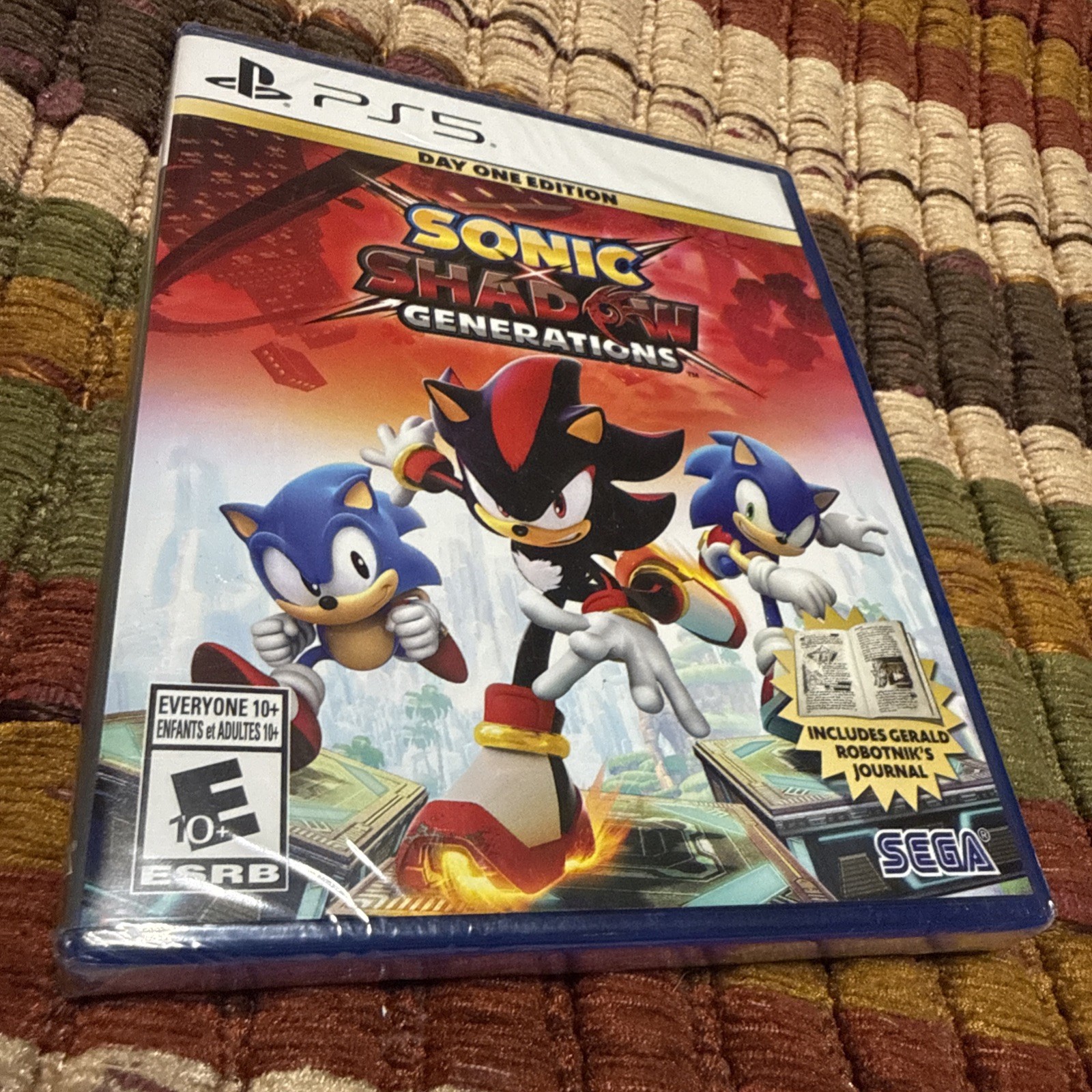 SEGA Sonic X Shadow Generations Day One Edition PS5 New Story Shadow Journal