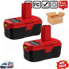 2Pack 8.0Ah for Craftsman 19.2V Lithium XCP Battery C3 DieHard 11375 / Charger