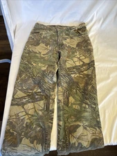 Vtg  Cabela's Outdoor Gear Realtree Camo Mens 30 (30x30.5) Hunting Pants USA...