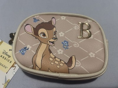 Primark Disney Bambi Small Wallet Coin Purse Beige Brown Character Accessory