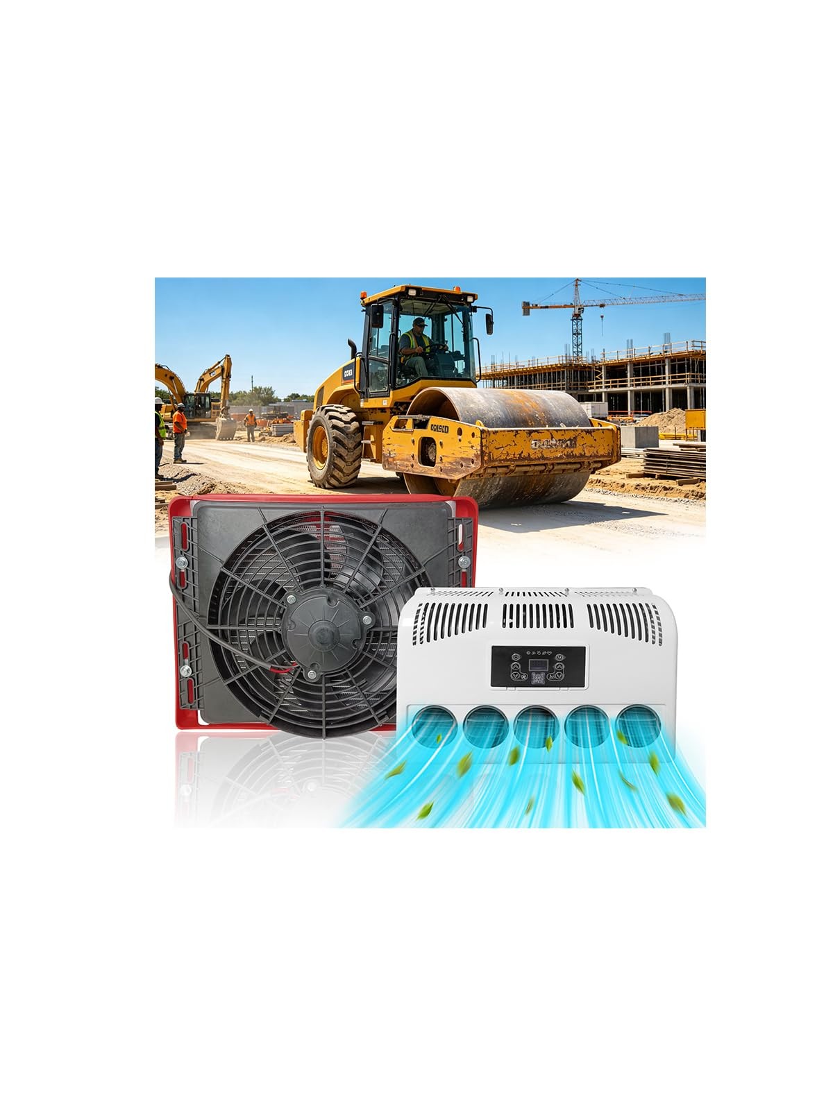 12V DC Mini Split Air Conditioner 790W Quiet Fast Cooling for Truck RV Trailer