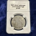 1941 George VI Half Crown — photo from another recent sale