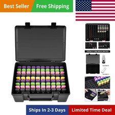 Flash Drive Case USB Memory Stick SD Card Storage Organizer- Holds 104pcs Thu...
