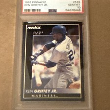 Pinnacle 1992 Pinnacle Ken Griffey Jr #569 Seattle Mariners PSA 10 Graded