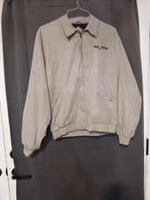Port Authority Medium Khaki Jacket, Vintage On Tour 2001, Geer Logo, Navy Lining