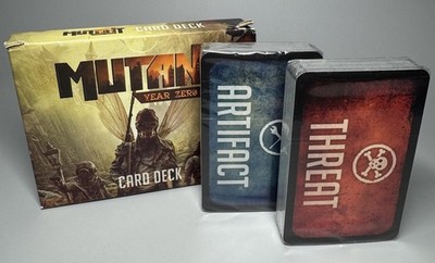 Mutant Year Zero Card Deck - Free League - Modiphius (2014) - OPEN BOX