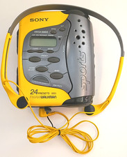 Sony Walkman WM-FS473 Portable Tape Radio Earphones PLAYER DEAD