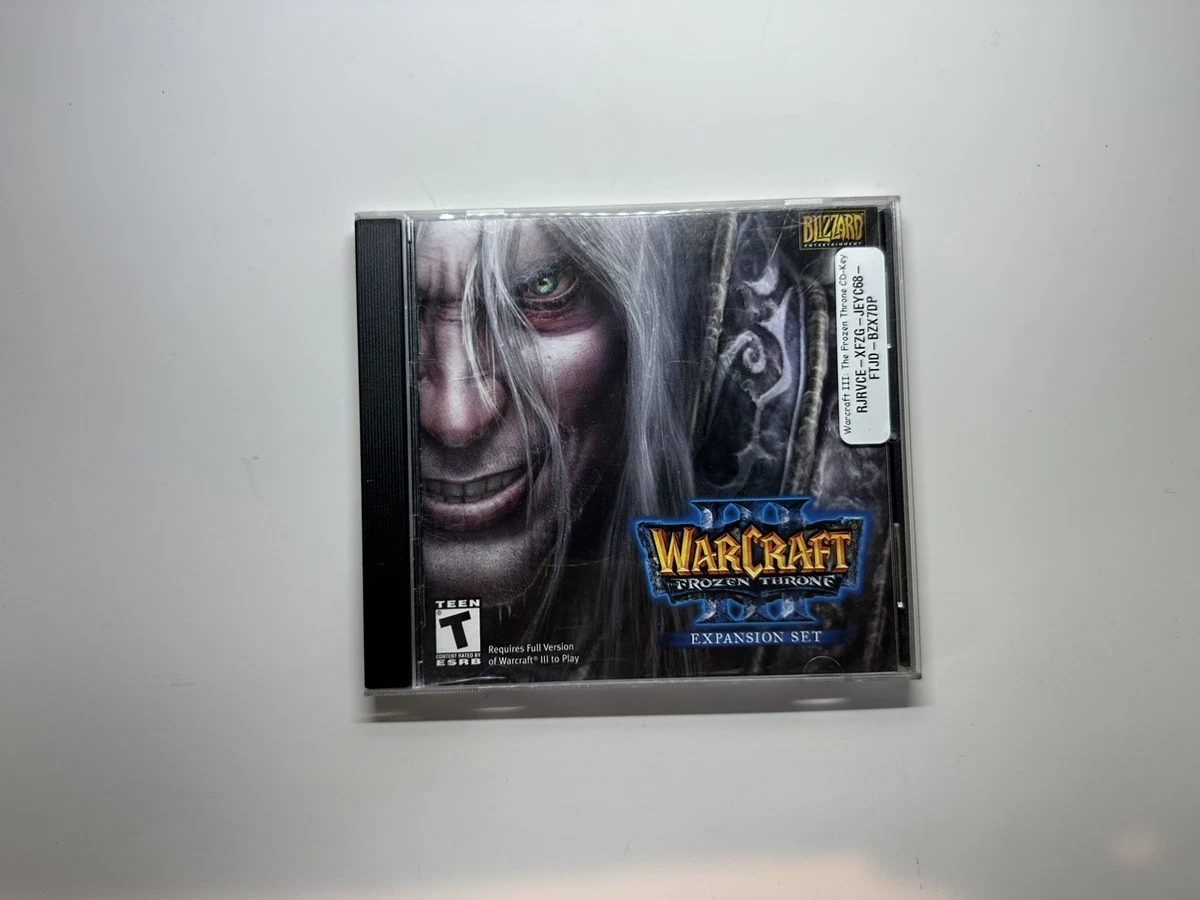 WARCRAFT III 3 The Frozen Throne Expansion Set - Jeu PC (FR) - Complet EUR 6,00 - FR