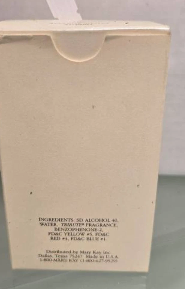 Eau De Toilette Spray Mary Kay Tribute De Colección, 1.9oz, Nuevo en Caja con Algo de Evaporación Foto 3 de 3