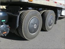 Flow Below Aero Wheel Cover Set, 4 Black 22.5 Adjustable Aerodynamic Hubcaps