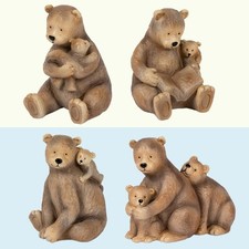 Bonnie & Bear Figurine Collection Resin Ornament Home Decor Gift Cub Family Love