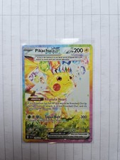 Pokémon Pikachu TCG Special Illustration Rare Card 238/191 EX Surging Sparks