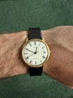 Vintage 1960s Timex Water Resistant Mechanical Wind Gold Tone New Strap