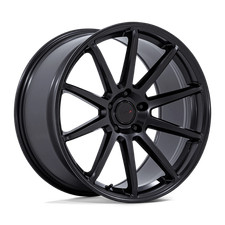19x8.5 Tsw Wheels Tw004 Canard Matte Black Rims 5x114.3 Et35 1pc
