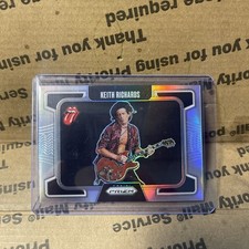 2025 Panini Prizm THE ROLLING STONES SILVER PRIZM HOLO  KEITH RICHARDS #83