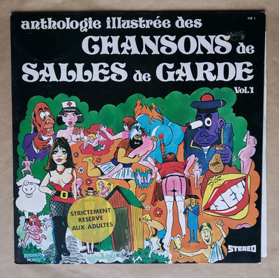 Illustrierte Anthologie der Lieder der Wachen Flug 1 LP 33T Erotik sexy 76