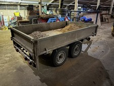 Indespension Twin Axle dropside 8x4 Trailer with uprated checkerplate