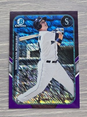PATRICK KIVLEHAN /250 SHIMMER REFRACTOR RC 2015 BOWMAN CHROME MINI MARINERS