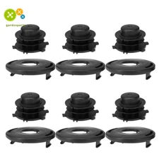 6 Spool + Cap For Stihl 25-2 FS 130 55 80 83 90 100 110 120 Trimmer Head Cover