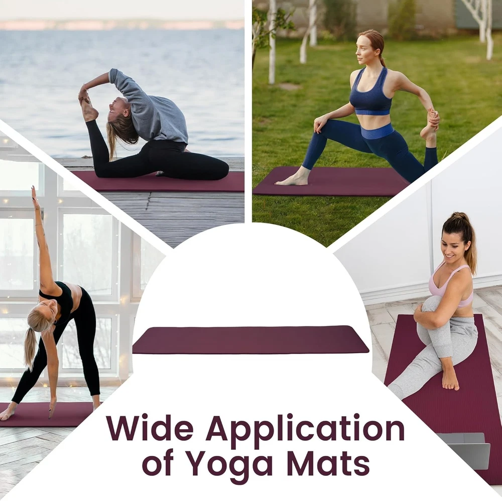 6mm Extra Thick Non-Slip Yoga Mat for Comfort & Stability 6mm Extra Thick Non-Slip Yoga Mat for Comfort & Stability
