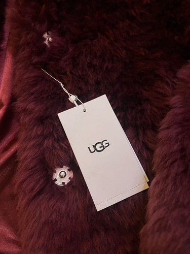 NEW Women's UGG Lianna Short Shearling Jacket-PURPLE-S-NEW W TAGS! ID 1113962 - Picture 4 of 9