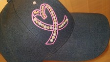 Pink Ribbon CANCER AWARENESS HAT