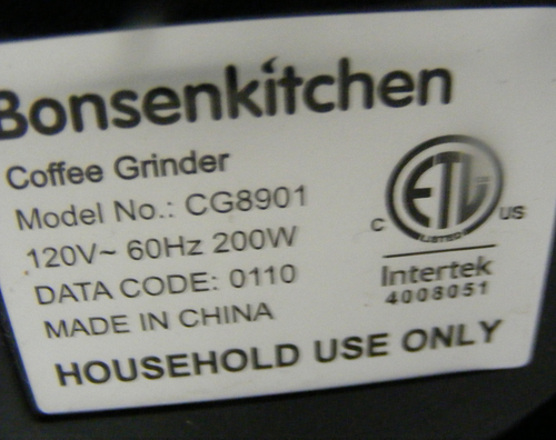BonsenKitchen Home Burr Coffee Grinder fully adjustable - Picture 12 of 13