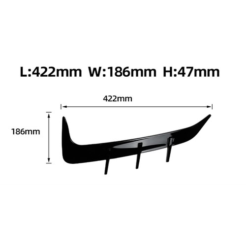 2x Heckstoßstange Seite Entlüften Spoiler Splitter Für 19-24 BMW X6 G06 M Sport - Picture 4 of 11