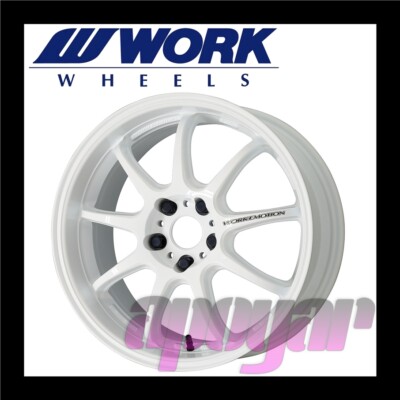 WORK EMOTION D9R WHEEL (1pcs) 17 inch 7.0J 53 5H 100 White (WHT
