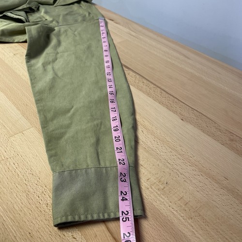 NWT Levi’s Made & Crafted Scout Shirt Green Size Medium Long Sleeve Button Up - Picture 13 of 13