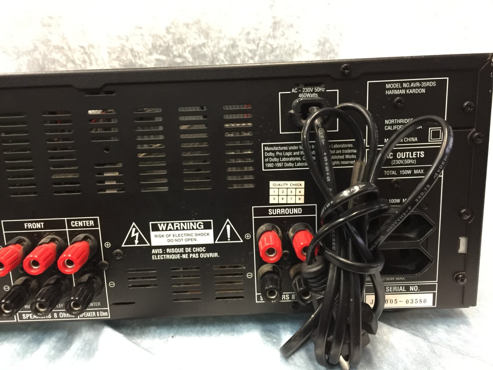 Harman Kardon AVR 35 RDS Receiver Defekt für Bastler eBay