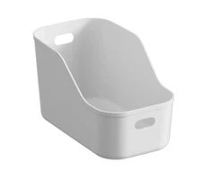 Case Pack 24 Pieces NEPA Market White Plastic Bins/Storage Organizer - Medium